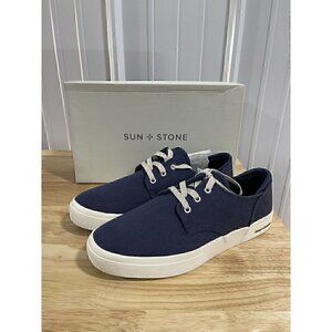 Sun + Stone Men's Kiva Lace-Up Core Sneakers Navy